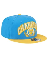 New Era Men's Powder Blue/Gold Los Angeles Chargers Team Establish 9FIFTY Snapback Hat