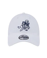 New Era Men's White Dallas Cowboys Retro Main 9TWENTY Adjustable Hat