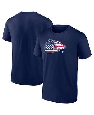 Fanatics Men's Navy Kansas City Chiefs Big Tall Americana T-Shirt