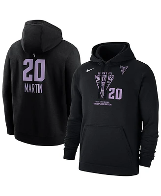 Nike Men's Kate Martin Black Golden State Valkyries Explorer Edition Name Number Pullover Hoodie