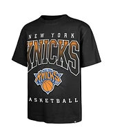 '47 Brand Men's Black New York Knicks Afterhours Foundation Premium Heavyweight T-Shirt