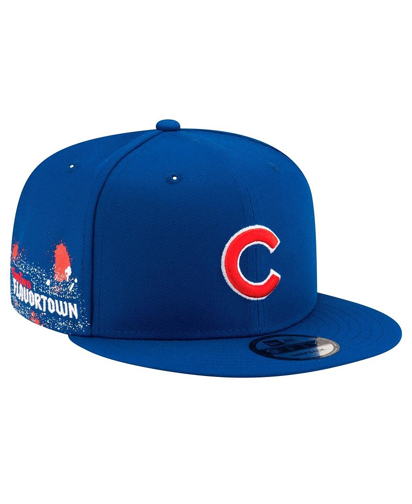 Guy Fieri's Flavortown x Mlb Men's Royal Chicago Cubs 9FIFTY Snapback Hat