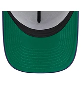 New Era Men's White Chicago White Sox Distressed 9FORTY A-Frame Adjustable Trucker Hat