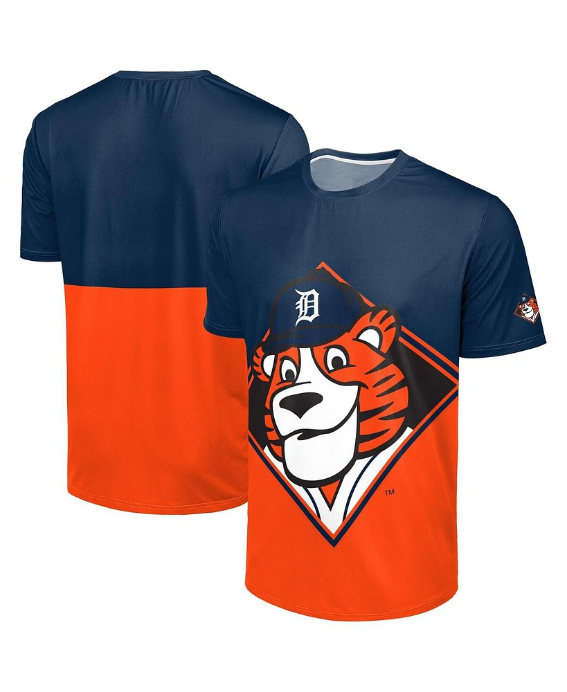 Foco Men's Navy/Orange Detroit Tigers Big Logo Mascot T-Shirt