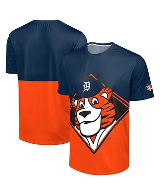 Foco Men's Navy/Orange Detroit Tigers Big Logo Mascot T-Shirt
