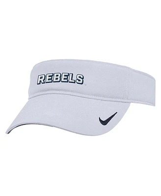 Nike Men's White Ole Miss Rebels 2025 On-Field Ace Performance Adjustable Visor Hat