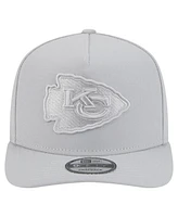 New Era Men's Gray Kansas City Chiefs Color Pack 9FIFTY Snapback Hat