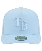 New Era Men's Light Blue Tampa Bay Rays Color Pack A-Frame 59FIFTY Fitted Hat
