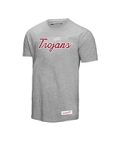 Mitchell & Ness Men's Gray Usc Trojans Elite Script T-Shirt