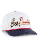 '47 Brand Men's White San Francisco Giants Patriotic Overhand Hitch Adjustable Hat