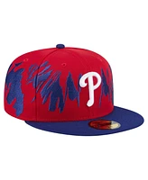 New Era Men's Red/Royal Philadelphia Phillies Retro Pattern 59FIFTY Fitted Hat