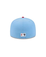 New Era Men's Navy Salem Red Sox Theme Nights 59FIFTY Fitted Hat