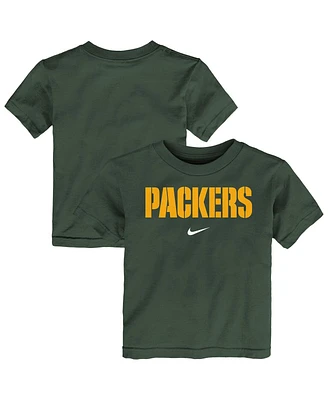 Nike Toddler Green Bay Packers Wordmark T-Shirt
