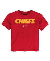 Nike Toddler Red Kansas City Chiefs Wordmark T-Shirt