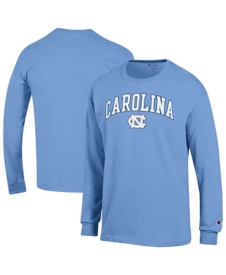 Champion Men's Carolina Blue North Carolina Tar Heels Arch Over Logo Long Sleeve T-Shirt