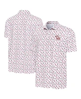 Antigua Men's White Kansas Jayhawks Independence Day Polo Shirt