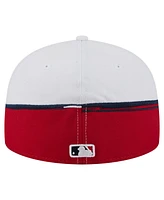 New Era Men's Red/White St. Louis Cardinals Paint Stroke 59FIFTY Fitted Hat