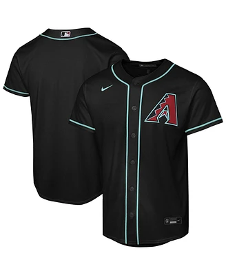 Nike Big Boys and Girls Black Arizona Diamondbacks Alternate Replica Jersey