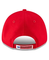 New Era Men's Red Tampa Bay Buccaneers 50th Anniversary Side Patch 9FORTY Adjustable Hat