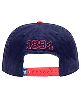 Fan Ink Men's Navy/Red Manchester City Wander Snapback Hat