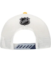 Fanatics Men's Gold Nashville Predators Authentic Pro Draft Adjustable Trucker Hat