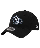 New Era Men's Black Utah Mammoth 9TWENTY Adjustable Hat