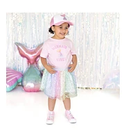 Sweet Wink Little and Big Girls Rainbow Mermaid Tutu Skirt