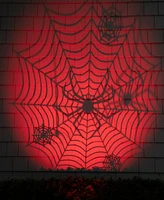 Northlight 7" Spiderweb with Falling Spiders Halloween Outdoor Light Projector