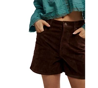 Free People Women's Tippi Faux Suede Shorts