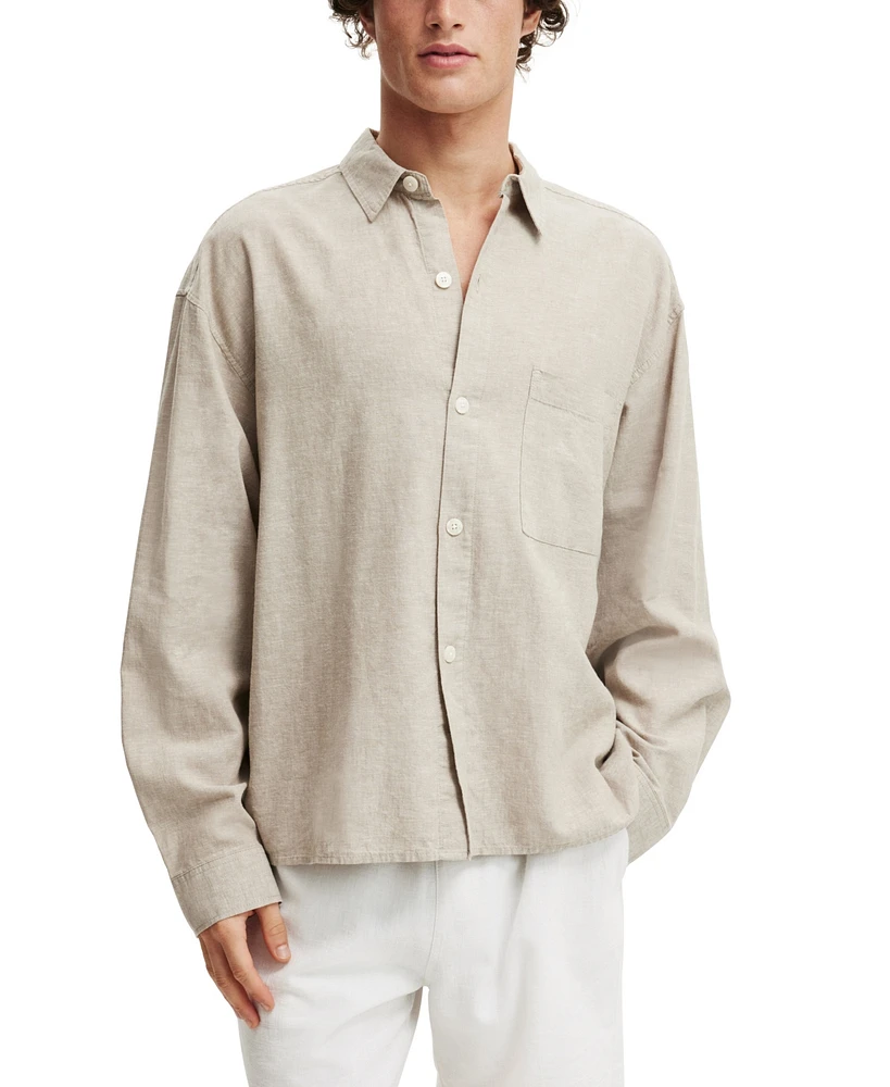 Cotton On Men's Eli Long Sleeve Shirt
