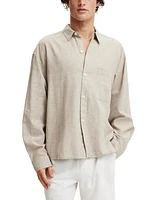 Cotton On Men's Eli Long Sleeve Shirt