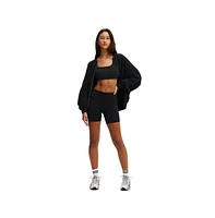 Cotton On Women's Active Plush Zip Through Bomber