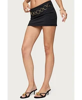 Edikted Women's Ashlyn Ring Chain Mini Skirt