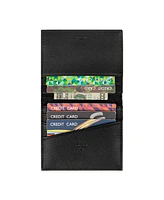 Guess Men's Rfid Quatro G Reversible Magnetic Card Case Wallet