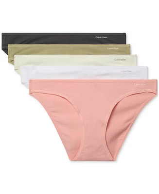 Calvin Klein Women's 5-Pk. Low-Rise Bikini Underwear QD5251