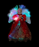 Northlight 12" Lighted Fiber Optic Angel Christmas Tree Topper