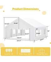 Mondawe 20x20FT Heavy Duty Party Tent - Waterproof Wedding Canopy with Removable Walls