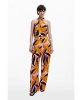 Desigual Women's Floral print trousers