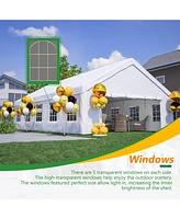 Mondawe 20x32ft Party Tent with Removable Walls - Waterproof Outdoor Canopy for Weddings & Events