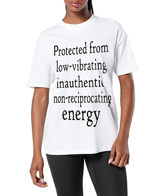 Dai Moda Women's Protect Your Energy T-Shirt