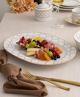 Noritake Eternal Palace Gold Oval Platter, 14"