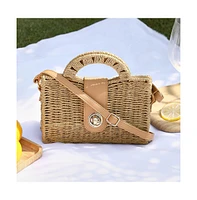 Women's The Basket Hand Bag - Khaki Brown