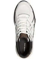 Michael Kors Men's Leo Suede Mixed-Media Trainers