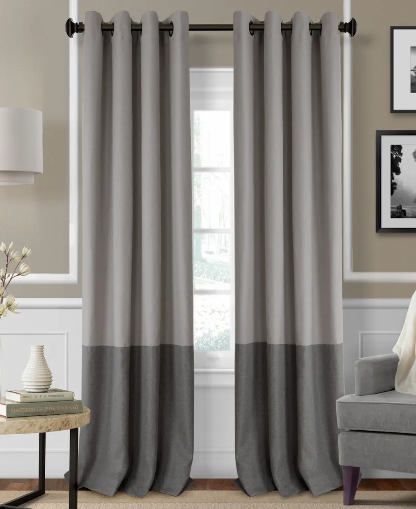 Elrene Braiden Blackout Colorblocked 52" x 84" Panel