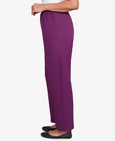 Alfred Dunner Women's Classic Poly Accord Short Length Pants