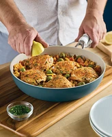 KitchenAid Hard-Anodized Ceramic Induction 12.5" Skillet with Lid