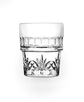 Godinger Dublin Stackable Double Old Fashioned Glass, Set of 4