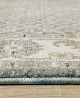 Oriental Weavers Andorra 2429A 2'3"x8' Runner Area Rug