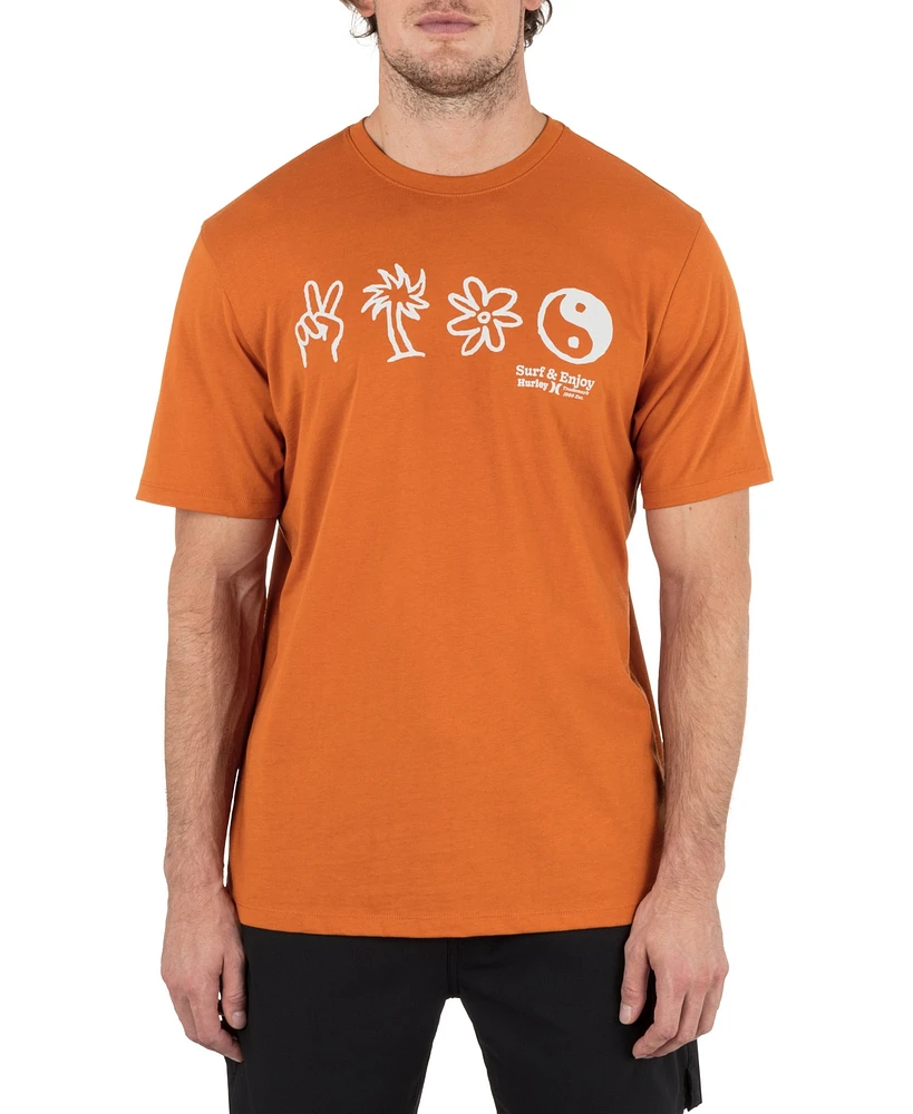 Hurley Men's Three Days Short Sleeve T-Shirt