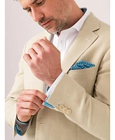 Koy Clothing Men's Linen Wool Silk Blend Blazer